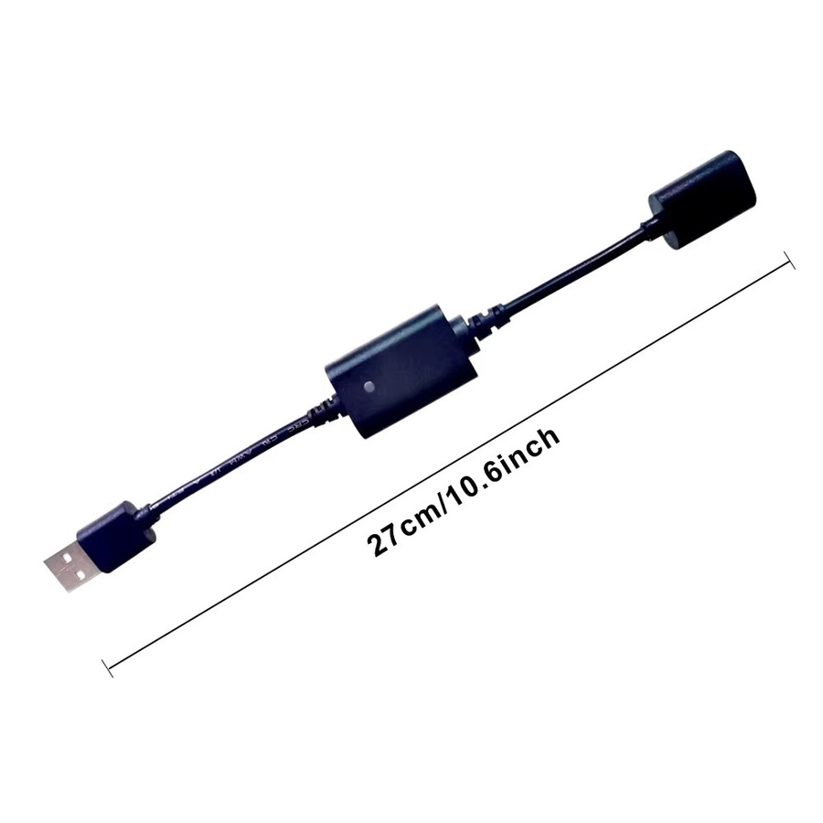 CENTURY AOKE Drahtloser RF-Fernbedienungsschalter USB 433MHz DC 5V Ein/Aus Treiber für LED-Lichtstreifen und Ventilatoren in Schwarz - Bild 2