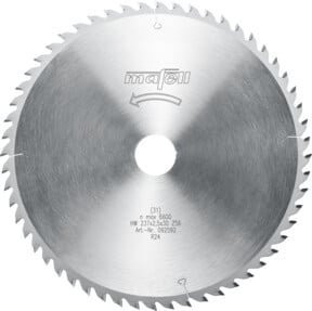 Mafell Kreissägeblatt Z 56 für Holz, Carbide-Tipped, Silber, Durchmesser: 237 mm, Schnittdicke: 1,8/2,5 mm, Bohrung: 30 mm - Bild 1