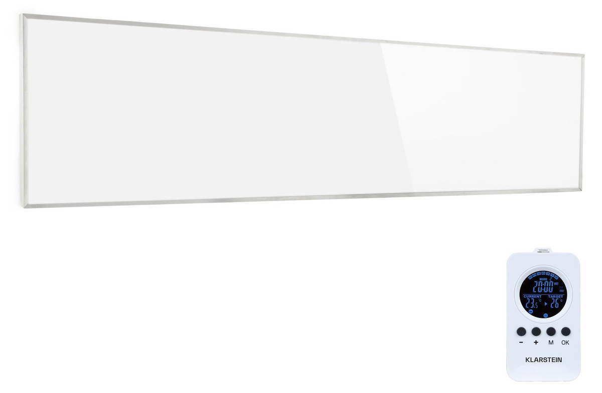 Klarstein Air Infrarotheizung mit Fernbedienung und Thermostat, 360 Watt, Wandmontage - Bild 1