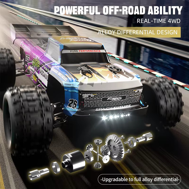 Tccicadas All Terrain Off Road RC Auto, 1:12, Metall, Beleuchtung - Bild 2