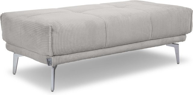 Hocker SANSIBAR ROBERTSFORS in Grau mit Cord-Stoff und Metallgestell - Bild 1