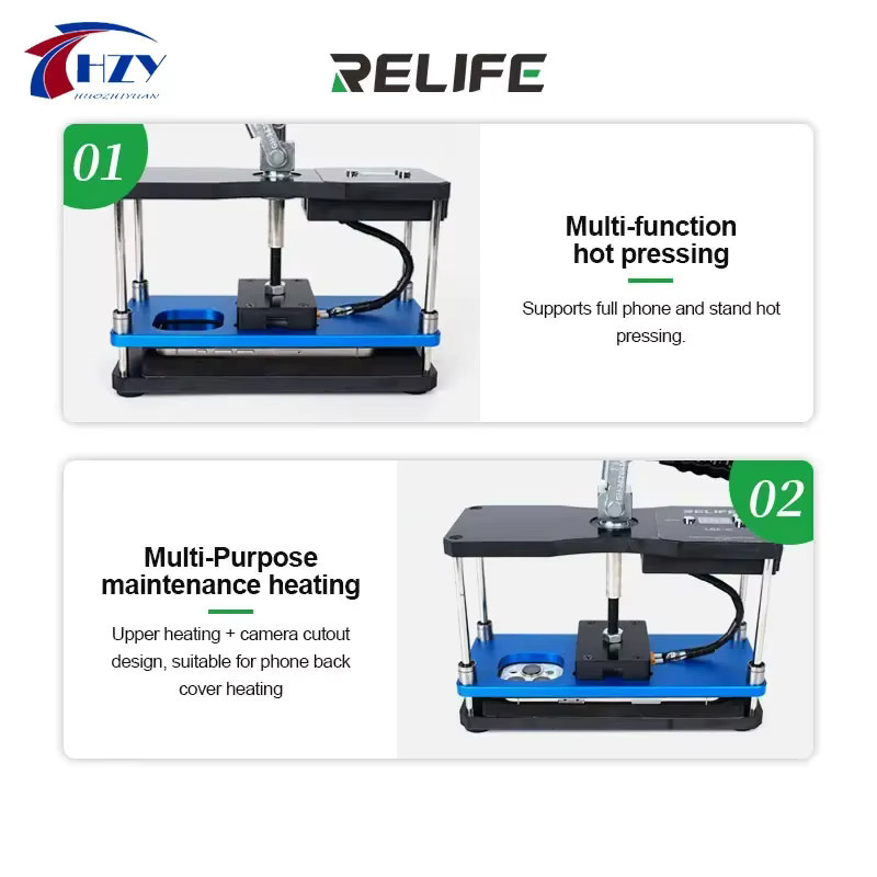 RELIFE LS5 SE Heizplattform mit Druckfunktion für die Handy-LCD-Bildschirm-Laminierung und Rückseiten-Druckset Reparaturwerkzeuge - Bild 4