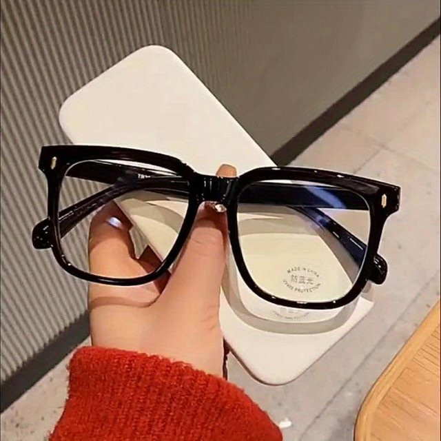 Dote Korrektionsbrille, rechteckig, Kunststoff, Vollrand, Schwarz, Damen - Bild 1