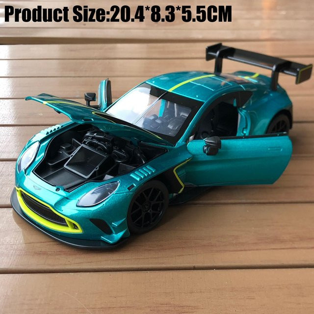 Linyi toy car Aston Martin Vantage Gt3, Modellauto, 1:22, Metall, ab 14 Jahren - Bild 1