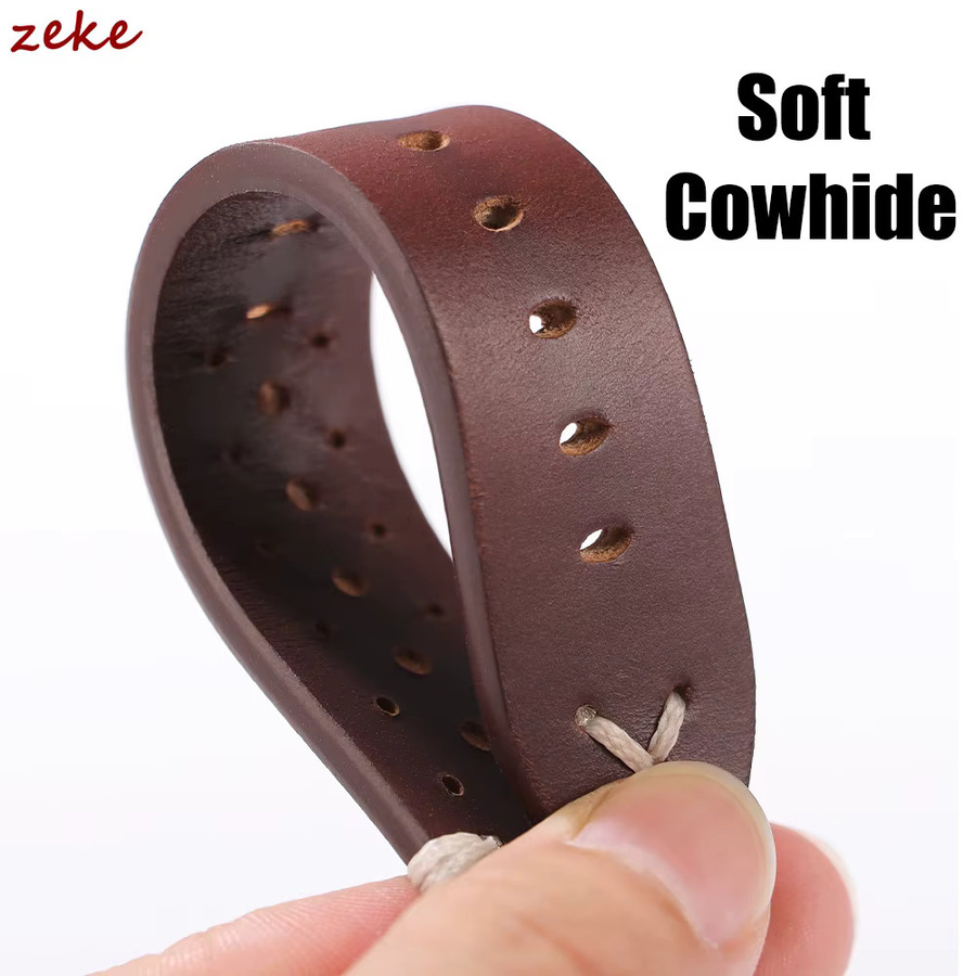 Uhrenarmband Rindsleder, Ölwachs Leder, Unisex - Bild 6