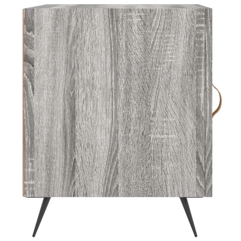 Vidaxl Set 2 Nachttische Modern in Grau, B/T/H: 40 x 40 x 50 cm - Bild 1