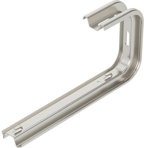 OBO Bettermann Wand- und Stielausleger aus Metall in Silber, 5 Stück - Bild 1