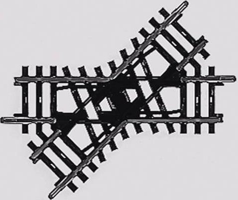 Märklin K-Gleis 2258 Kreuzung 90mm, 1-teiliges Set - Bild 1