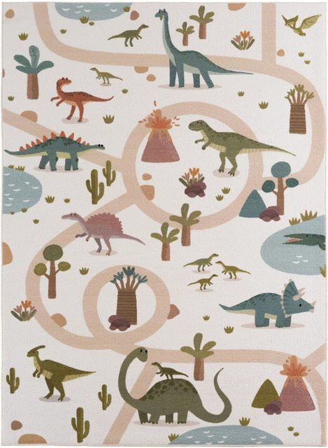Ayyildiz Kinderteppich Coco 1131 Creme, B/B: 140 x 200 cm - Bild 1