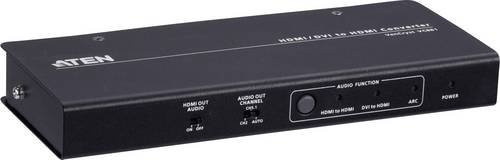 Aten HDMI zu DVI Konverter mit Audio De-Embedder, 4K UHD, 3D und HDCP, Schwarz, Länge: 3 m - Bild 1