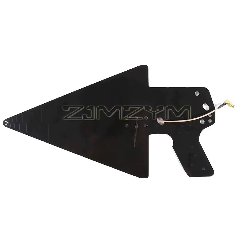 ZJMZYM Logarithmische Periodische Breitband-Antenne 0,6–10 GHz für Wi-Fi, 2G/3G/4G und UWB in Schwarz - Bild 2