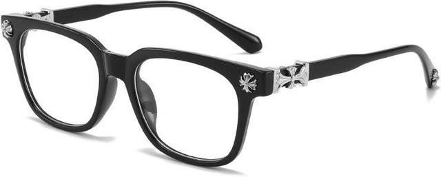 Croxin Korrektionsbrille, Unisex, Vollrand, quadratisch, Kunststoff, schwarz - Bild 1