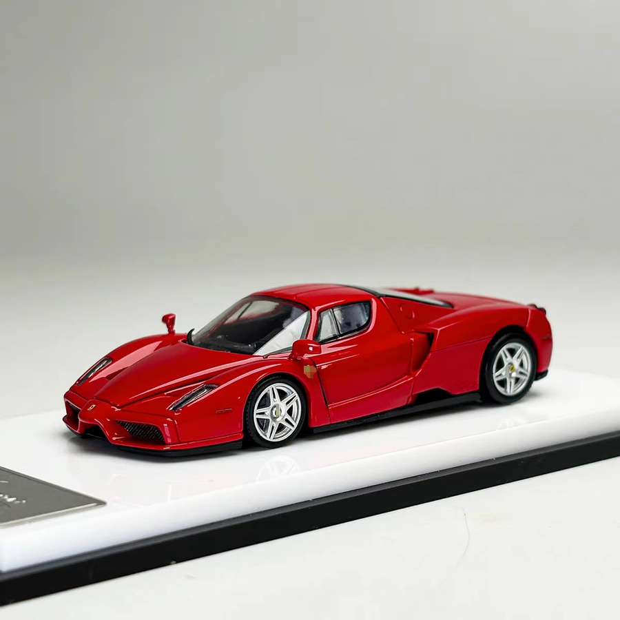 KING Modell Ferrari Enzo, Automodell, 1:64, Rot-Blau, öffnbar - Bild 5