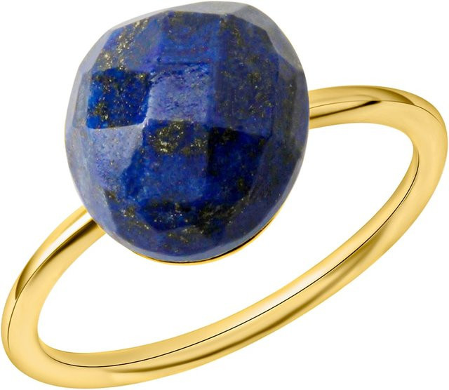 Celesta Ring 925 Silber, vergoldet, Lapislazuli, Damen - Bild 1