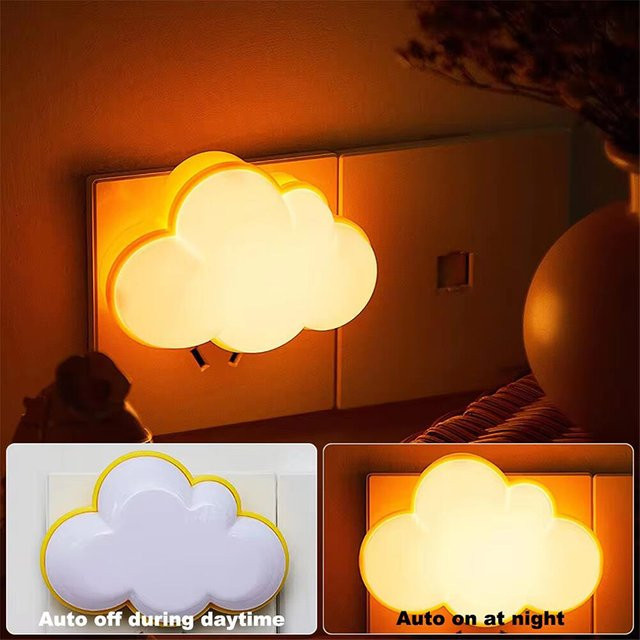 Feimefeiyou LED Smart Nachtlicht mit Bewegungssensor in Weiß, Warmweiß, ideal für Kinderzimmer, Schlafzimmer, Flur und Treppen - Bild 1