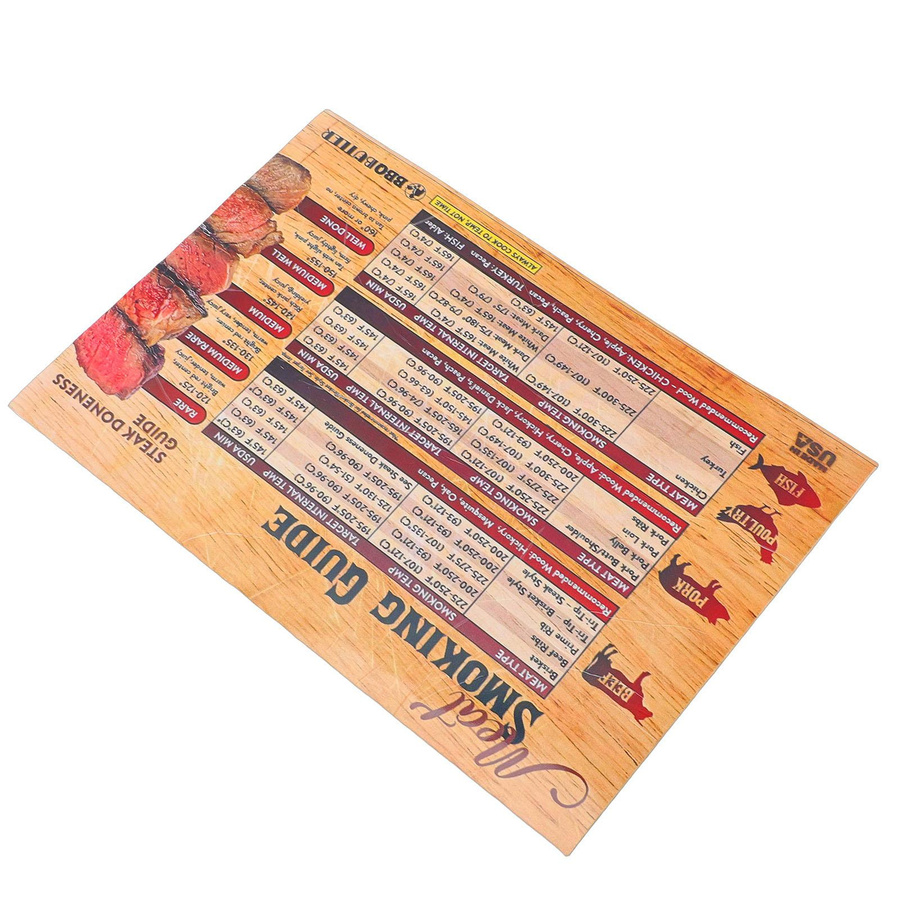 Koogeelife Fleischtemperatur-Magnet-Leitfaden mit Garstufen-Tabelle für Rindfleisch, Schweinefleisch, Geflügel und Fisch - Bild 2