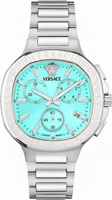 Versace Armbanduhr, Analoguhr, Quarz, Edelstahl, Silber, Damen - Bild 1
