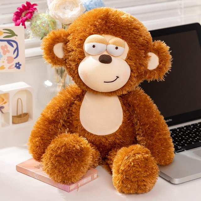 Kidsly Happy Monkey Plüsch, Orang-Utan, Braun, 50-90cm - Bild 1