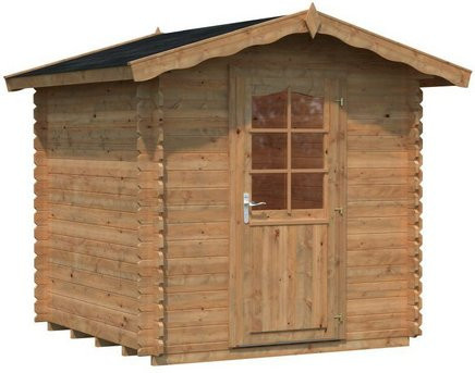 PALMAKO Blockbohlenhaus Vivian aus Holz in Braun, B/H/T: 254 x 222 x 200 cm - Bild 1
