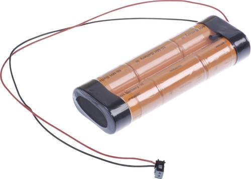 Panasonic Inline Akkupack L2x3 MPX mit 6x Sub-C Zellen, NiMH, 7.2V, 3000 mAh, Orange - Bild 1