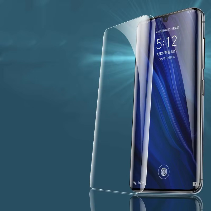 UV-gehärtetes Glas Displayschutzfolie für Honor Magic 4 5 6 Pro Lite sowie Honor 100 90 80 70 60 50 Pro, transparent, gebogenes Vollkleber-Design - Bild 3