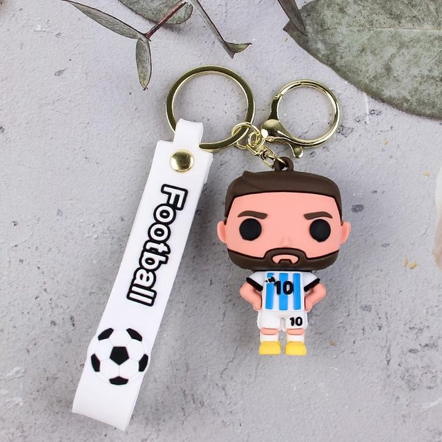 Messi 3D Schlüsselanhänger, Action Puppe, Blau, ab 3 Jahren - Bild 1