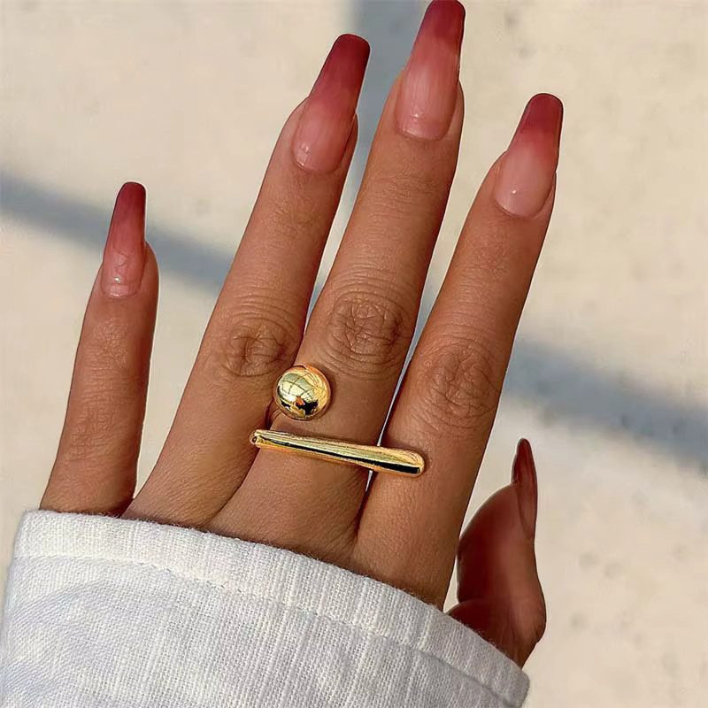 Ring sharelucky, Gold, Damen, Offener Ring - Bild 1