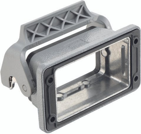 HARTING Anbaugehäuse 09 30 010 0398 09300100398 aus Aluminium in Grau - Bild 1