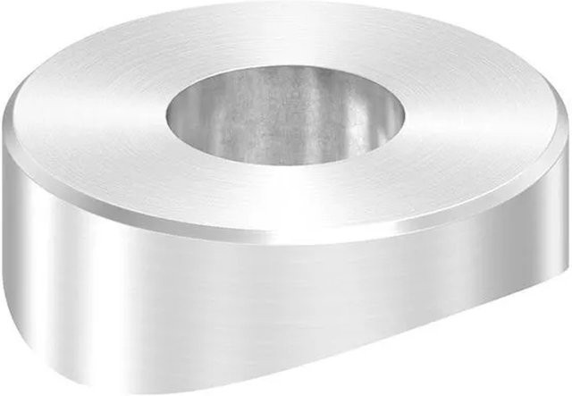 FeNau Ausgleichsstück aus Edelstahl in Silber für Rundrohr Ø 42,4 mm mit Ø 25 mm - Bild 1