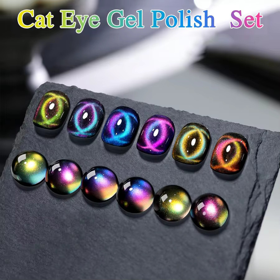 QAZIXU Gel-Nagellack, Lila, Schimmernd - Bild 2