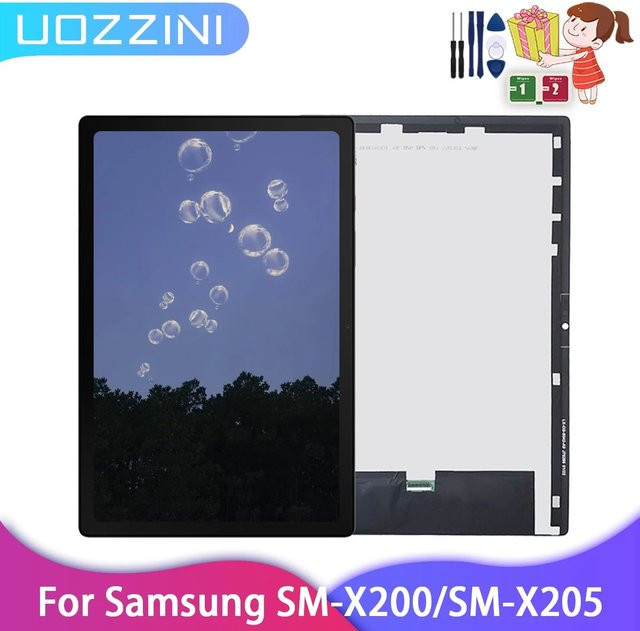 Samsung Galaxy Tab A8 10,5 Zoll 2021 Display Touchscreen und LCD-Baugruppe Ersatzteil in Schwarz (SM-X200, X205, X205C) - Bild 1