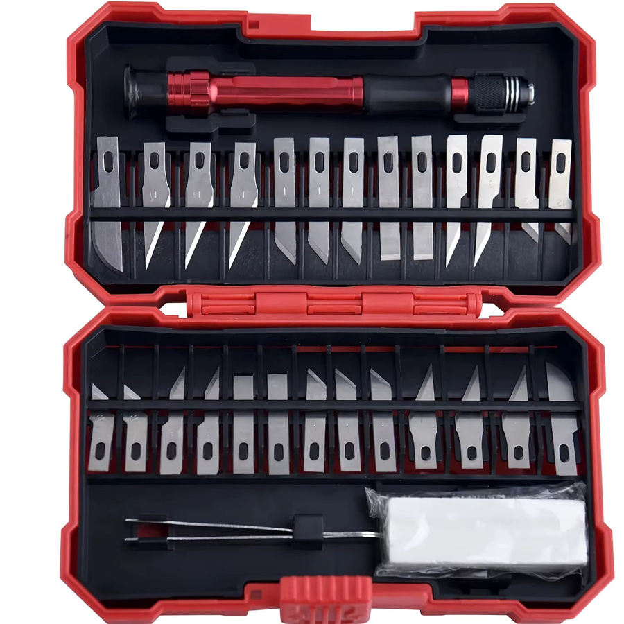 Exacto 29-teiliges Präzisions-Messerset aus Metall für Modellbau, Kunst und Handwerk - Bild 7