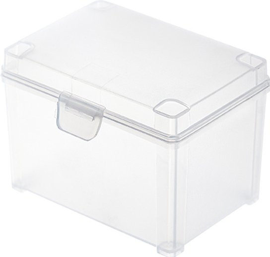 Transparente Karten-Aufbewahrungsbox aus Kunststoff für Sammelkarten und Spielkarten, stapelbar - Bild 1