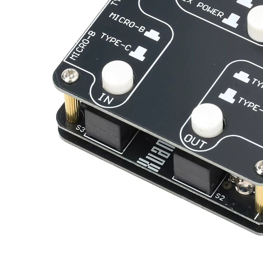 U8Pro USB 2.0 Isolator High-Speed Isolationsmodul mit 480 Mbit/s und Audio-Rauschunterdrückungsfilter in Schwarz - Bild 2