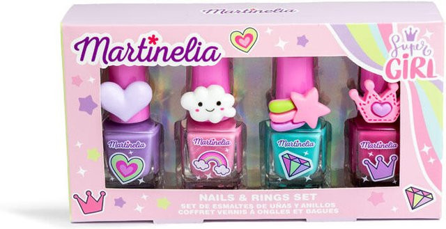 Martinelia Nagellack- und Ring-Set für Kinder, 4x5 ml - Bild 1