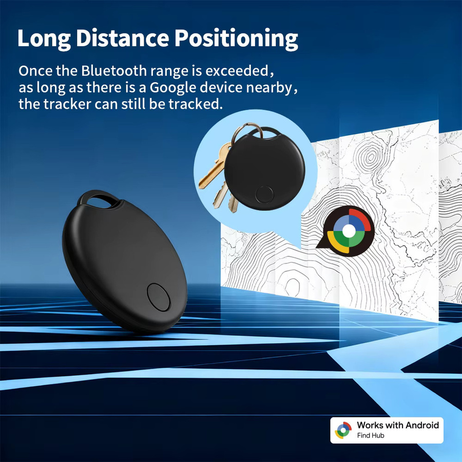 Google Smart Tag Bluetooth Tracker für Android und Google Find My Device in Schwarz - Bild 3