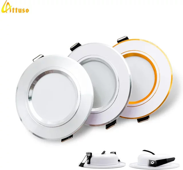 LATTUSO LED Einbau Downlight Rund für Wohnzimmer und Wohnkultur - Bild 1