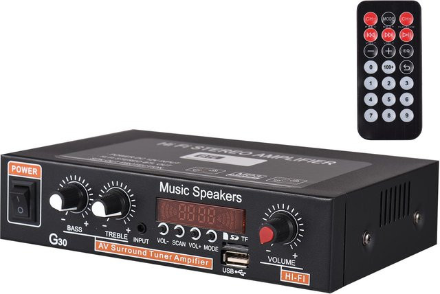 G30 Mini Bluetooth Digital Audio Player HiFi Stereo Verstärker in Schwarz - Bild 1
