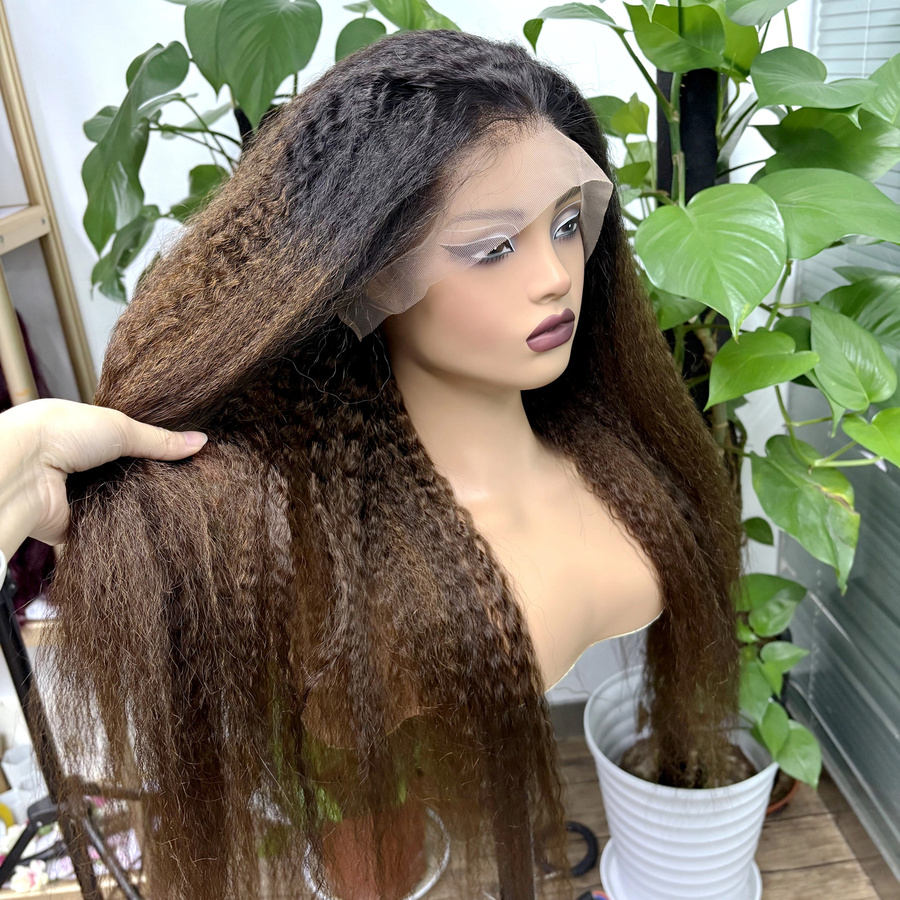 SISTER HAIR Yaki Haarperücke, gerade, Brasilianisches Remy Haar, Damen - Bild 2