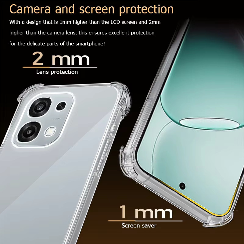Transparente TPU Schutzhülle für Oppo A5 in HD-Qualität - Bild 2