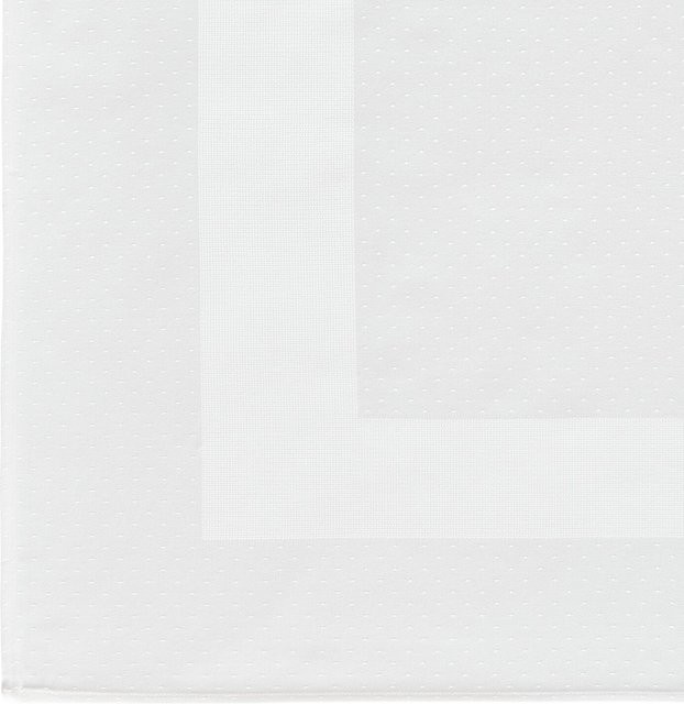 Rico Design Tischdecke aus Baumwolle in Weiß mit Tupfen, quadratisch, B/B: 90 x 90 cm - Bild 1
