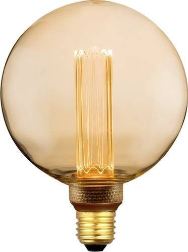 Nordlux LED Globeform E27 Leuchtmittel, 3.5W, Warmweiß, Transparent/Braun, dimmbar, Durchmesser: 12.5 cm, Höhe: 16.4 cm - Bild 1