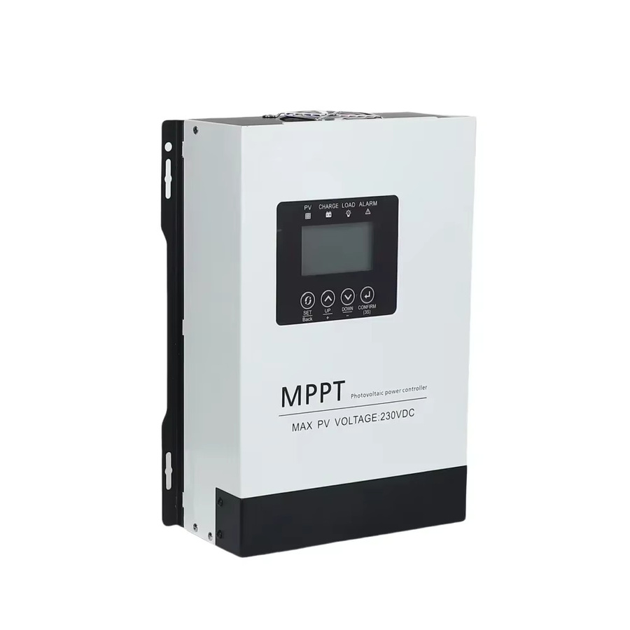 MPPT Solar Laderegler für 12V-96V mit LCD Touch Display für LiFePO4, Gel und Blei-Säure Batterien, Farbe: Weiß - Bild 2