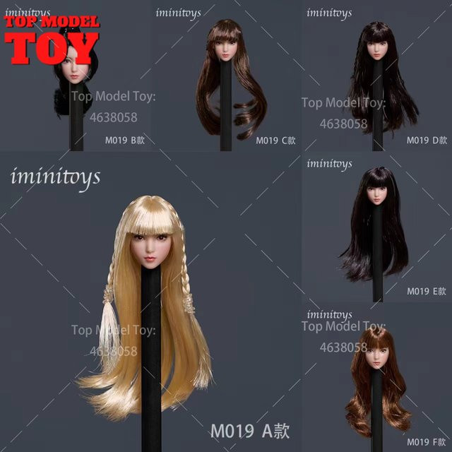 Iminitoys M019 Loli Mädchen, Kopf Skulptur, Action Figur, Einzelfigur - Bild 1