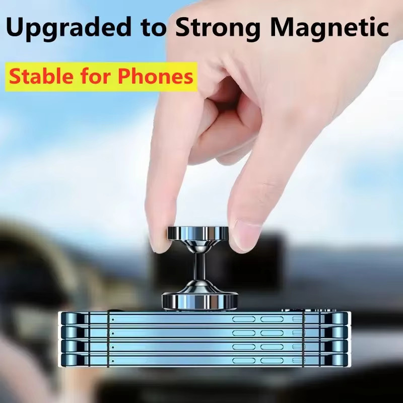 VIKEFON Magnetische Auto Telefonhalterung für Dashboard und Armaturenbrett in Schwarz oder Gold - Bild 3