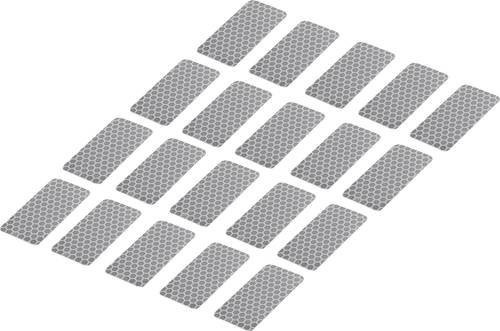 TOOLCRAFT Absperrband RTS Silber, 20 Stück, B: 50 mm, L: 25 m - Bild 1