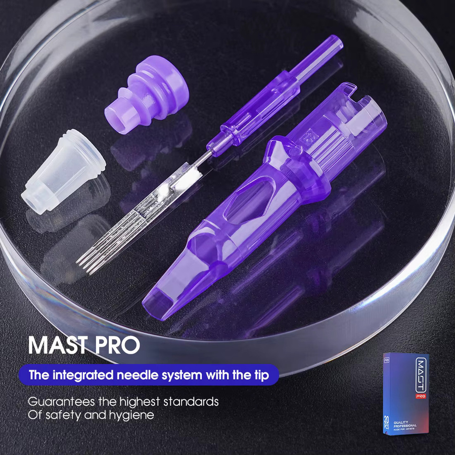 Mast PRO Tattoo Patrone Nadeln, Gemischte Größen, 50 Stück, Unisex - Bild 3