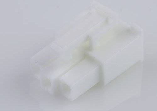 Molex Buchsengehäuse-Kabel mit 3 Polen und 4,2 mm Rastermaß in Beige oder Weiß - Bild 1