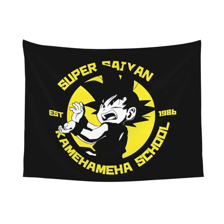 Bandai Dragon Ball Z Goku Wandteppich Super Saiyan Kamehameha Wandbehang Multicolour - Bild 2