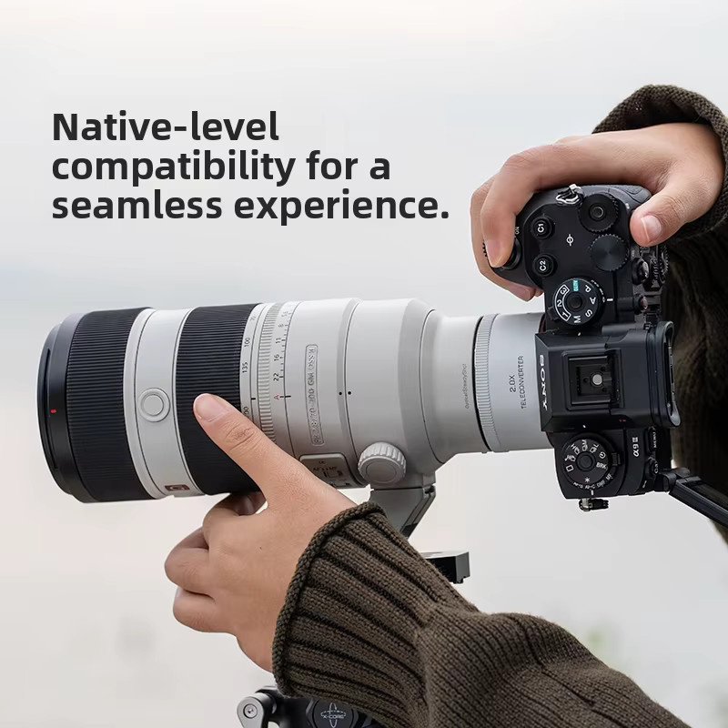 Viltrox 2.0x Telekonverter Autofokus-Objektivadapter für Sony E und Nikon Z Objektive in Weiß - Bild 2